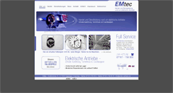 Desktop Screenshot of emtec-antriebe.de